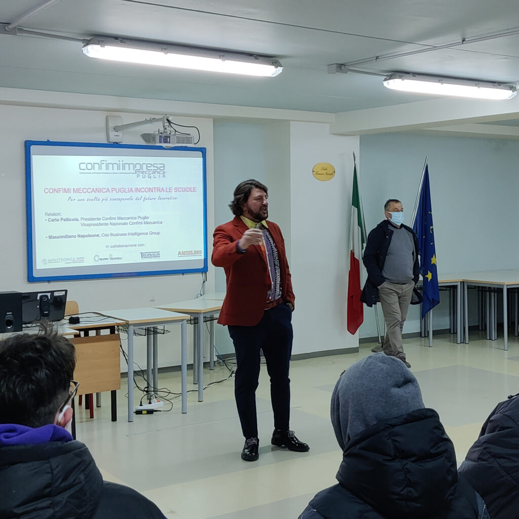 Confimi Meccanica Puglia incontra le scuole: Carlo Pellicola